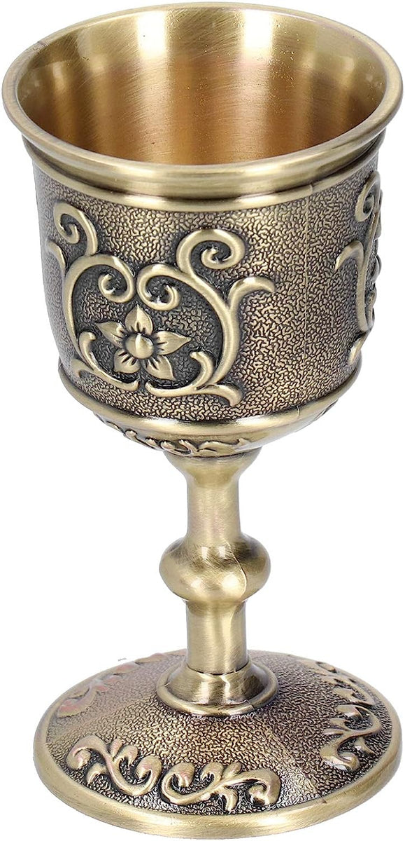 Buy King's Royal Chalice Cup, Chalice Goblet, Bronze Practical ...